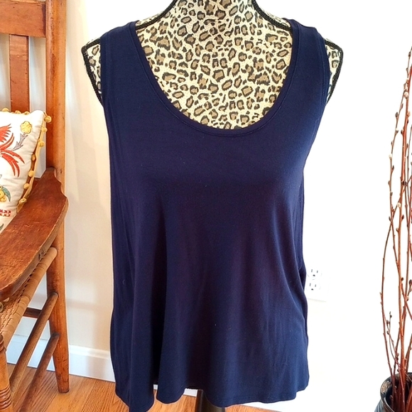 FREE W Bundle Cynthia Rowley Sleepwear Women's Sleeveless Size:L, Navy - Picture 1 of 5
